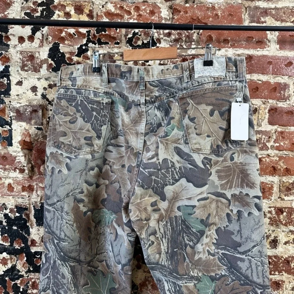 Wrangler Camo Pants Jeans Workwear Mens Measures 41x29 Hunting Outdoor
